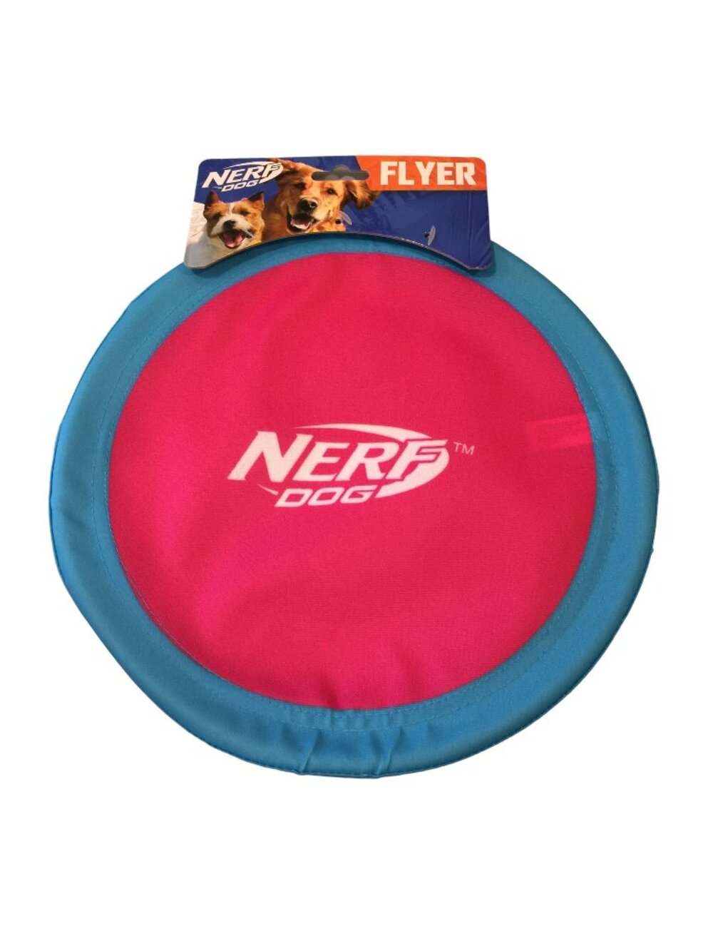 NERF Dog Aqua Pink 11" Flyer Dog Toy